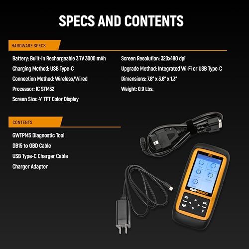 GEARWRENCH Universal TPMS Programming & Diagnostic Tool | GWTPMS
