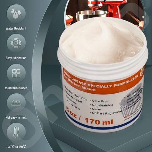6 Oz Food Grade Grease for KitchenAid Stand Mixer, for Kitchen Stand Mixer