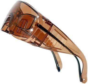 Calabria Fit Over Safety Glasses | Polarized Sunglasses Over Glasses | Wrap Around Anti-Fog | Scratch Resistant | Unisex