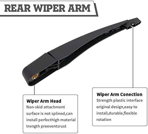 Rear Windshield Wiper Arm & Blade for Ford Edge,Lincoln Mkx 2007-2014