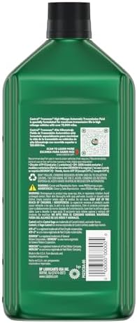 Castrol Transmax High Mileage Automatic Transmission Fluid, 1 Quart