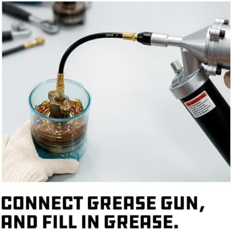 Powerbuilt Deluxe Portable Bearing Packer, Grease Gun Attachment, Auto Specialty Tools, Car Service Tools - Grease & Lubrication - 647646