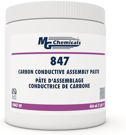 MG Chemicals - 847-1P Carbon Conductive Assembly Paste, 1 Pint Jar