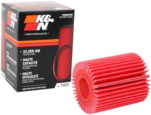 K&N Oil Filter: 20,000 Mile Engine Protection, High Efficiency, HP-7023