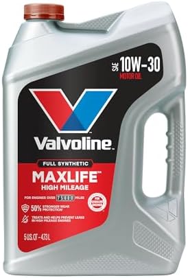 Valvoline MaxLife High Mileage Full Synthetic 10W-30 Motor Oil 5 Quart