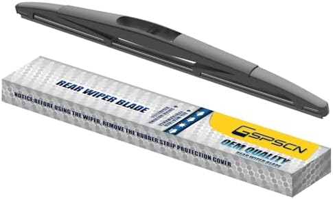 GSPSCN 12 Inch Rear Wiper Blade, OEM Quiet Streak-Free Rear Window Wiper