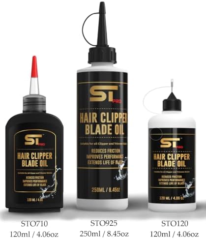 Supreme Trimmer Premium Hair Clipper Blade Lubricating Oil | 250ML Anti-Rust Barber Clipper Oil for Blades, Hair Trimmer | STO925