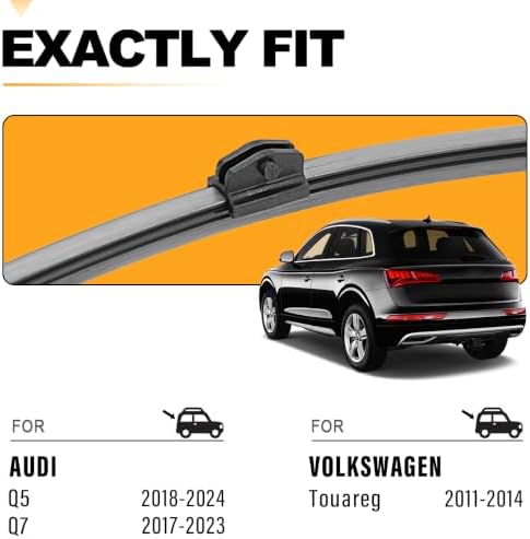 AUTOBOO 15" Rear Wiper Blade Replacement for Audi Q5 Q7 2018-2024