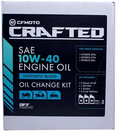 Edwards OEM Semi Synthetic Oil Change Kit fits all CFMoto OffRoad Vehicles