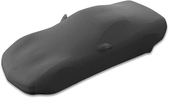 C5 Corvette Indoor Car Cover - Custom Fit Ultraguard Stretch Satin - The Ultimate High End Fit with Storage Bag for 1997-2004 C5, Z06, Convertible, Hardtop Corvettes (Dark Gray)