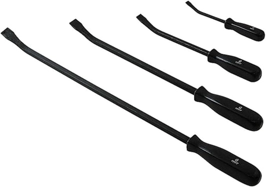 SUNEX TOOLS 9704 Pry Bar Set with Ergonomic Handles, 8" - 24", 4-Piece