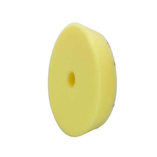 Maxshine 5” Universal High Pro Polishing Foam Pad – Compatible with DA & Rotary Polishers – Professional Detailing Pad for Swirl Removal & Gloss Clarity – Washable & Reusable – Hook & Loop Backing