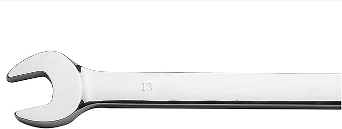 FLZOSPER 13mm Metric Ratchet Wrench,Box End Head 72-Tooth Ratcheting Combination Wrench Spanner