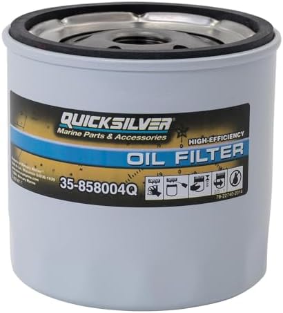 Quicksilver 858004Q High Performance Oil Filter for MerCruiser Sterndrive and Inboards Engines