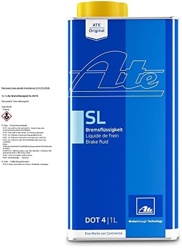 ATE Original SL DOT 4 Brake Fluid, 1 Liter Can (705802)