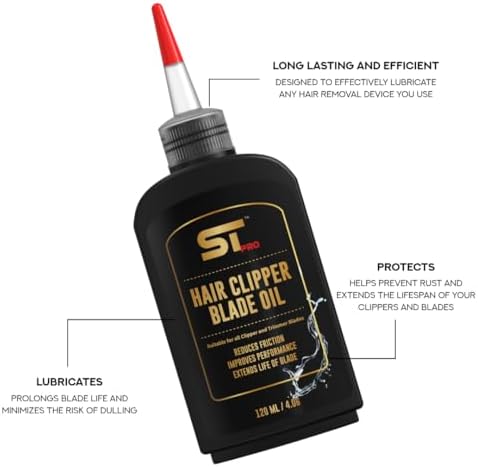 Supreme Trimmer Hair Clipper & Trimmer Blade Lubricating Oil 4 oz STO710