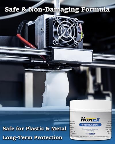 3D Printer Lithium Grease 50g Lubricant Printing Machine Lead Screw Gear Reduce Noise CNC Axis Linear Rail Guide Metal Motor Track for En der 3 5 V3 SE Office Home Accessories Equipment