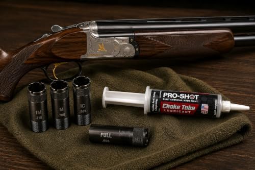 Pro-Shot 10cc Syringe Choke Tube & Suppressor Thread Lube: Anti-Seize Gun Cleaning Grease Gun Oil for Shotguns, Gunsmithing Tools and Gun Cleaner Use, Heat Resistant Grease Tube Made in USA