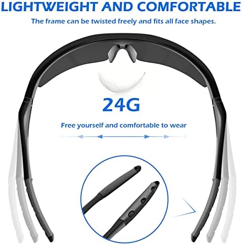 OXG 6 Pack Tinted Safety Glasses for Men Women, ANSI Z87.1 Eye Protection