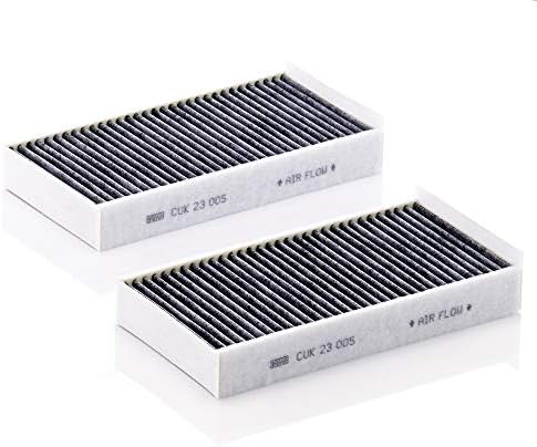 MANN-FILTER CUK 23 005-2 Cabin Air Filter - Pollen Filter with Activated Carbon