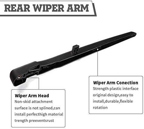 Rear Windshield Wiper Arm & Blade Assembly for Jeep Liberty 2008-2012