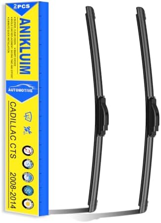 22 + 19 Wiper Blades Replacement for Cadillac CTS 2008-2014