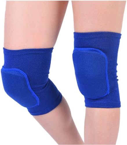 JUMISEE Kids Knee Pad, Anti-Slip Padded Sponge Knee Brace Breathable Flexible Elastic Knee Support for Football Volleyball Dance Skating Basketball Sports