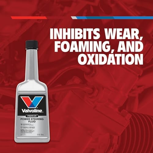 Valvoline Power Steering Fluid, Maintains Performance & Condition, Prevents Squealing, Inhibits Wear & Oxidation, Meets GM 1050017, Chrysler 5931 & Ford M2C195-A, 12oz