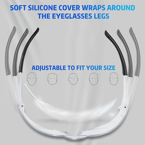Salfboy Ansi Z87.1 Certified Safety Glasses, Bulk Protection Glasses