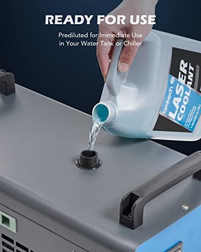 OMTech 1 gal Non-Conductive CO2 Laser Coolant, Prediluted