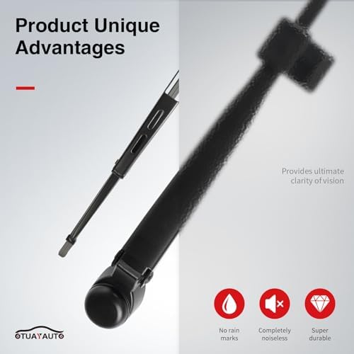 Replacement for Jeep Grand Cherokee 1998-2004, Rear Windshield Wiper Arm Blade Set - OTUAYAUTO Factory OEM Style 5102882AA