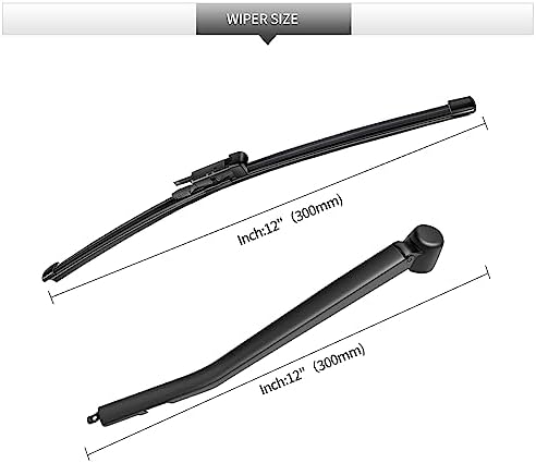 Back Windshield Wiper Blades for BMW X1 2009-2015