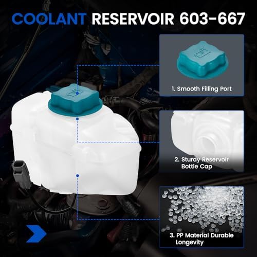 603-667 Engine Coolant Reservoir Tank for Volvo XC90/XC70/S80
