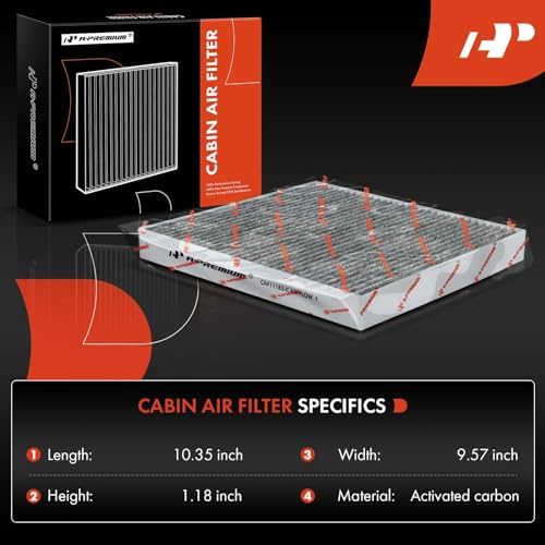 A-Premium 2-Pack Cabin Air Filter with Activated Carbon