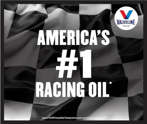 Valvoline VR1 Racing Synthetic SAE 20W-50 Motor Oil 1 QT (Pack of 3)