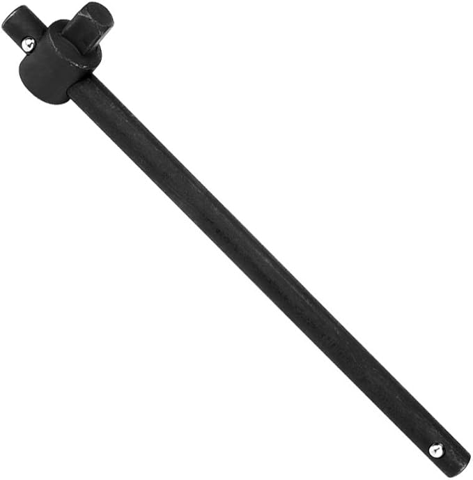 Fafeicy Sliding Wrench Breaker Bar 9.8inch Sliding T Handle Socket Wrench Breaker Bar Heavy Duty Steel with High Torsion Force (1/2 inch)
