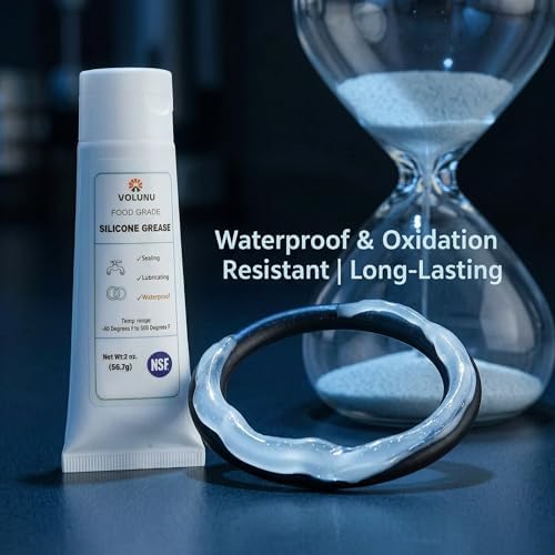 2oz Food Grade Silicone Grease for Plumbers, Valves & O-Rings