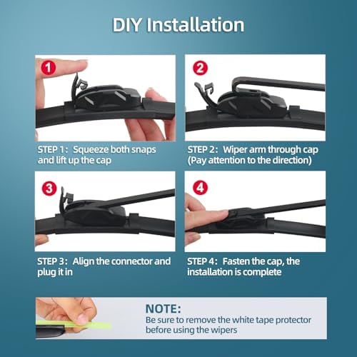 Windshield wiper blades for Nissan Titan 2004-2015