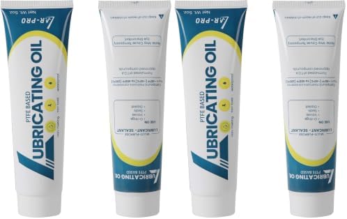 (4-Pack) AR-PRO 5oz General-Purpose Swimming Pool O-Ring Lubricant, Long-Lasting Lube for Pool O-Rings and Gaskets - Industry Standard Teflon-Based Lubricant and Sealant
