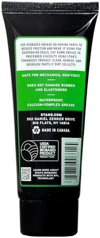 Stan's Biobased Grease, Eco-Friendly, All-Purpose Bicycle Lubricant (100g)