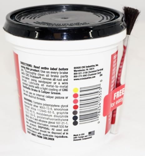 CRC 05353-12PK Synthetic Brake & Caliper Grease, 12 fl. oz., 12 Pack