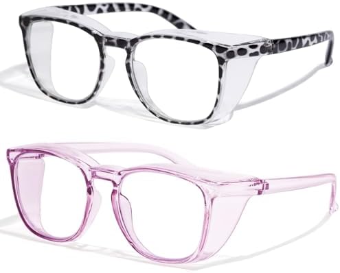 Safety Glasses Anti Fog Clear Blue Light Blocking Eye Protection Nurse Goggles for Women Men