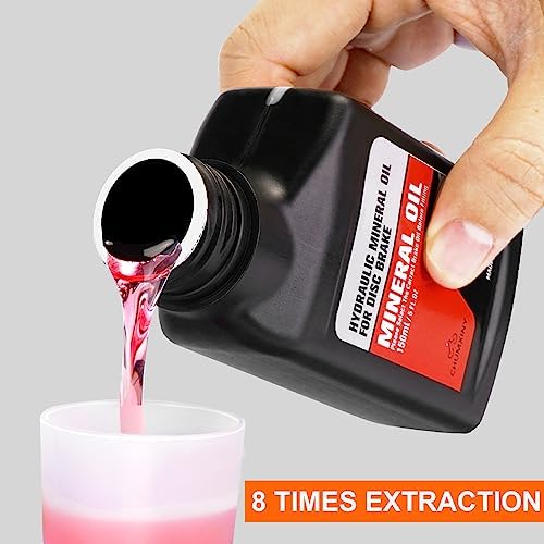 CHUMXINY Mineral Oi, 300ML Mineral Oil Brake Fluid for Shimano, Tektro and TRP Series Hydraulic Disc Brakes