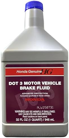 Honda 08798-9108 DOT 3 Motor Vehicle Brake Fluid 32 FL OZ (1 Quart) (1)