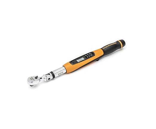 GEARWRENCH 3/8" Flex Head Electronic Torque Wrench with Angle, 10-100 ft/lbs. - 85078