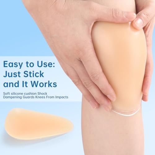 Nimiah Silicone Adhesive Knee Pad – Shock Absorption Protective Gel Cushion