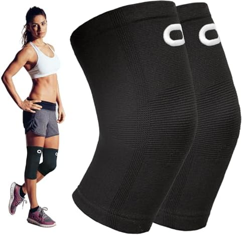 Knee Brace for Women & Men (Pair) – Knee Sleeves for Running, Workout, Weightlifting & Sports – Compression Knee Support for Knee Pain Relief, Meniscus Tear & Arthritis