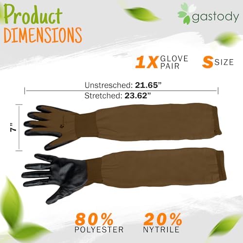 Long Sleeve Gardening Gloves for Women & Men, Long Cuff Garden Gloves