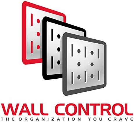 Wall Control Pegboard Organizer 4 ft. Metal Pegboard Standard Tool Storage Kit with Blue Toolboard and Red Accessories