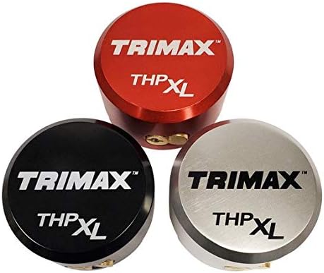 Trimax, (THPXLALBK), Black, Solid Aluminum Hockey Puck Internal Shackle Lock, Universal Fit